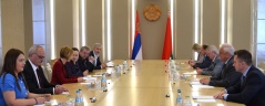 4 July 2017 The members of the National Assembly standing delegation to OSCE PA and the Chairman of the Council of the Republic of the National Assembly of the Republic of Belarus